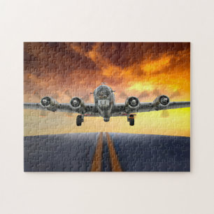 B-17 FLYING FORTRESS TAKEOFF JIGSAW PUZZLE