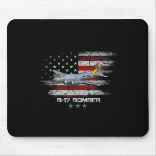 B-17 Flying Fortress World War 2 Bomber Warplane W Mouse Mat