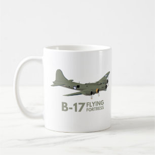 B-17 Flying Fortress WW2 Heavy Bomber Coffee Mug