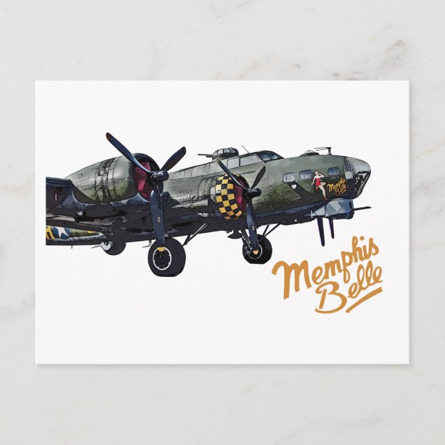 B-17 Memphis Belle Postcard (Front)