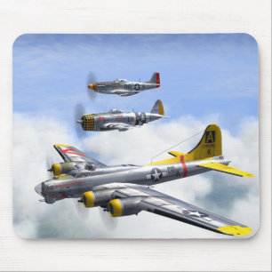 B-17 P-47 P-51 MOUSEPAD