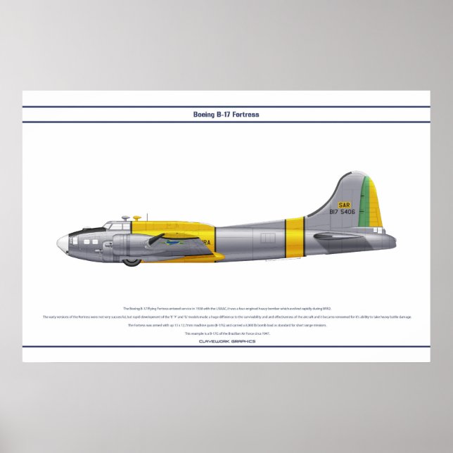 B-17G Brazil 1 Poster (Front)