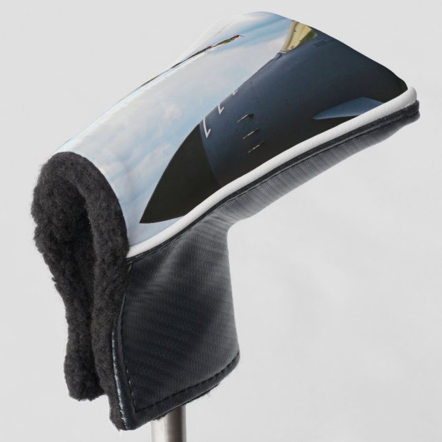 B-1 Bomber and WWII Fighters Golf Head Cover (3/4 Front)