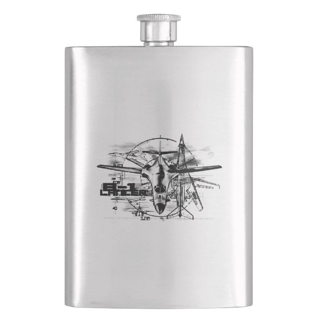 B-1 Lancer Classic Flask (Front)