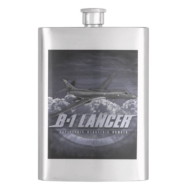 B-1 Lancer Hip Flask (Front)