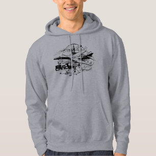 B-1 Lancer Men's Basic Hooded Sweatshirt