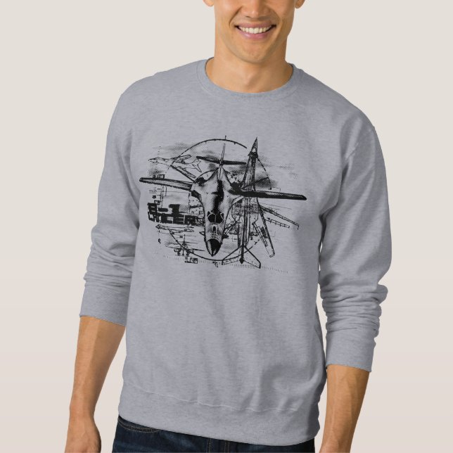 B-1 Lancer Men's Basic Sweatshirt (Front)