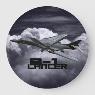 B-1 Lancer Round (Large) Wall Clock
