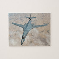 B-1B Bomber In-flight Wings Swept Fully Forward