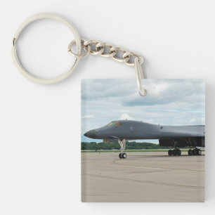 B-1B Lancer Bomber on Ground Key Ring