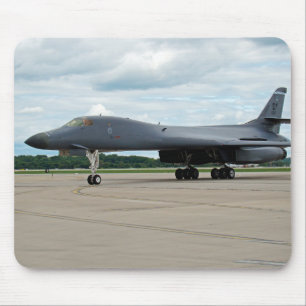B-1B Lancer Bomber on Ground Mouse Mat