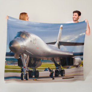 B-1B LANCER FLEECE BLANKET