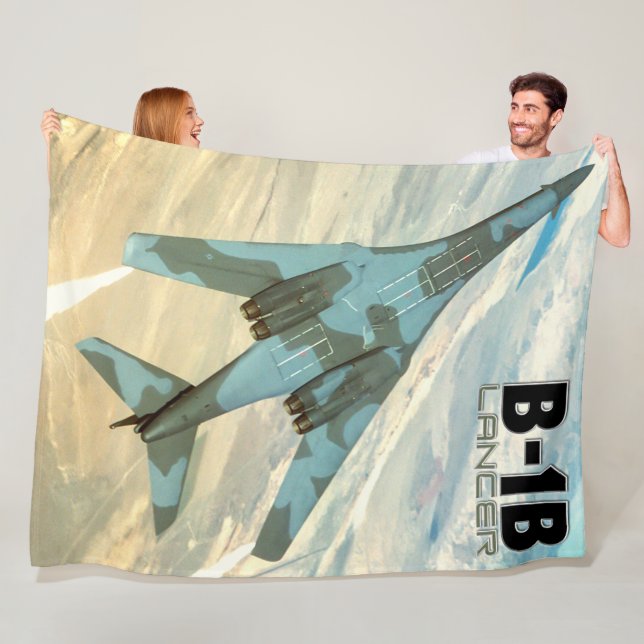 B-1B LANCER FLEECE BLANKET (In Situ)