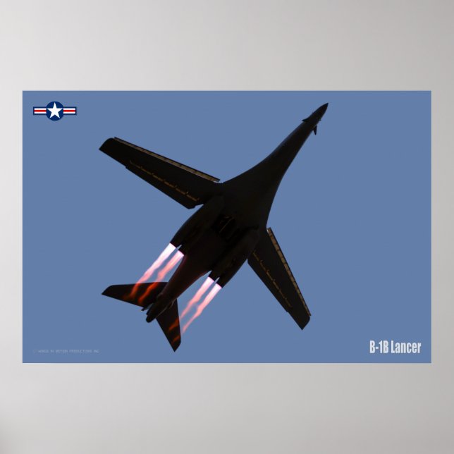 B-1B LANCER POSTER (Front)