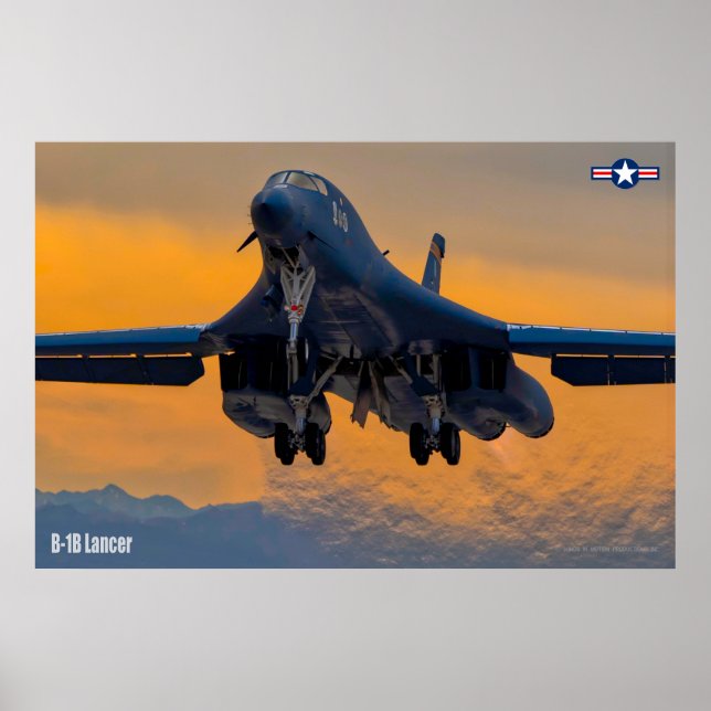 B-1B LANCER POSTER (Front)