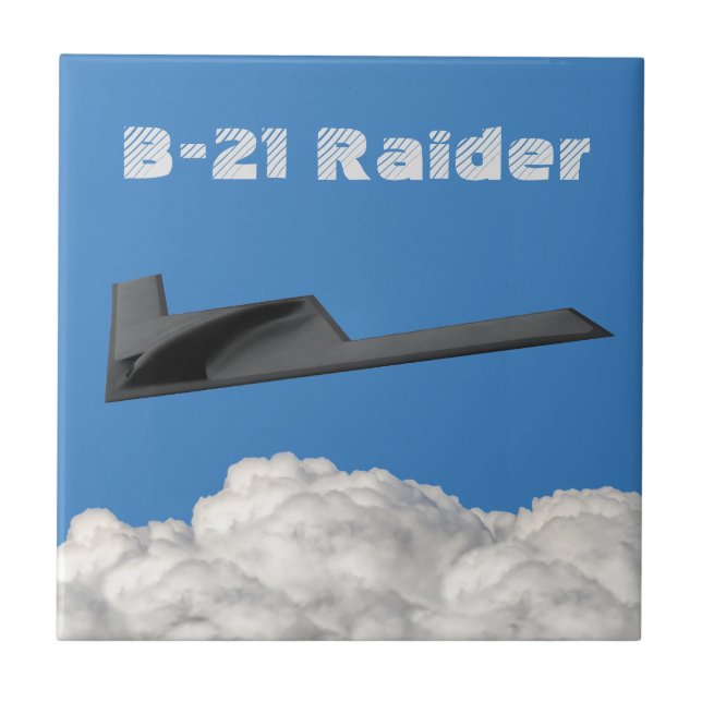 B-21 Raider Stealth Bomber Tile (Front)