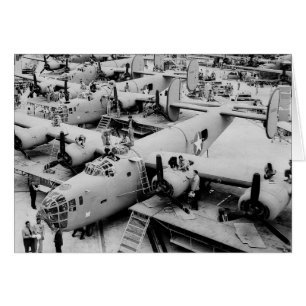B-24 Bomber Assembly Line, 1943