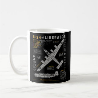 B-24 Liberator Consolidated Aircraft B24 Bomber Coffee Mug