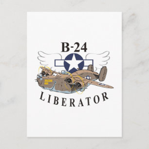 B-24 Liberator Postcard