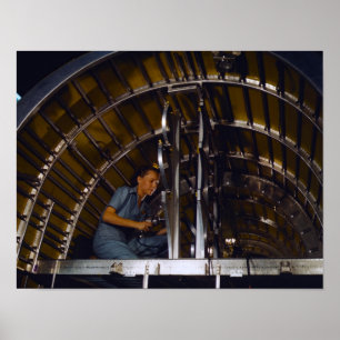 B-24 Liberator Production Poster