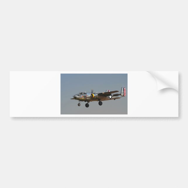 B-25 BOMBER BUMPER STICKER (Front)