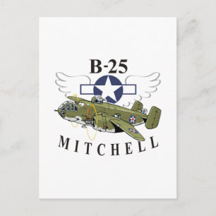 B-25 Mitchell Postcard