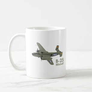 B-25 Mitchell WW2 Medium Bomber Coffee Mug