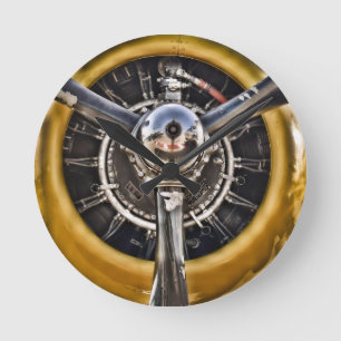 B-25 Prop Clock