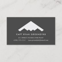 B-2 Spirit Bomber Professional Business Card