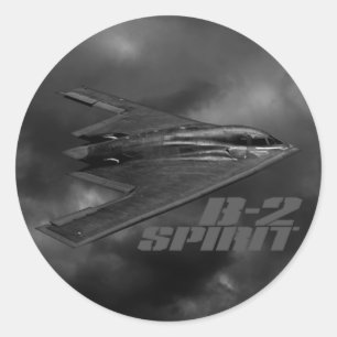 B-2 Spirit Classic Round Sticker