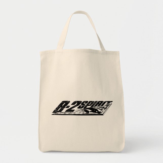 B-2 Spirit Grocery Tote Bag (Front)