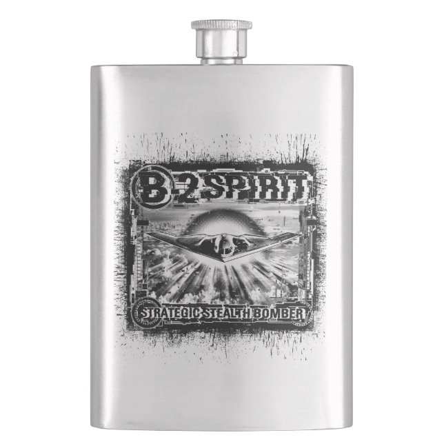 B-2 Spirit Hip Flask Classic Flask (Front)