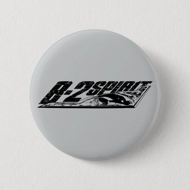 B-2 Spirit Round Button (Front)
