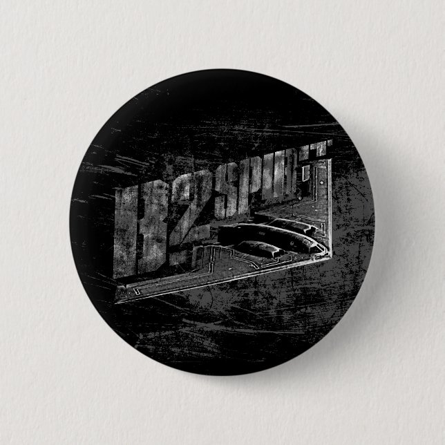 B-2 Spirit Round Button (Front)