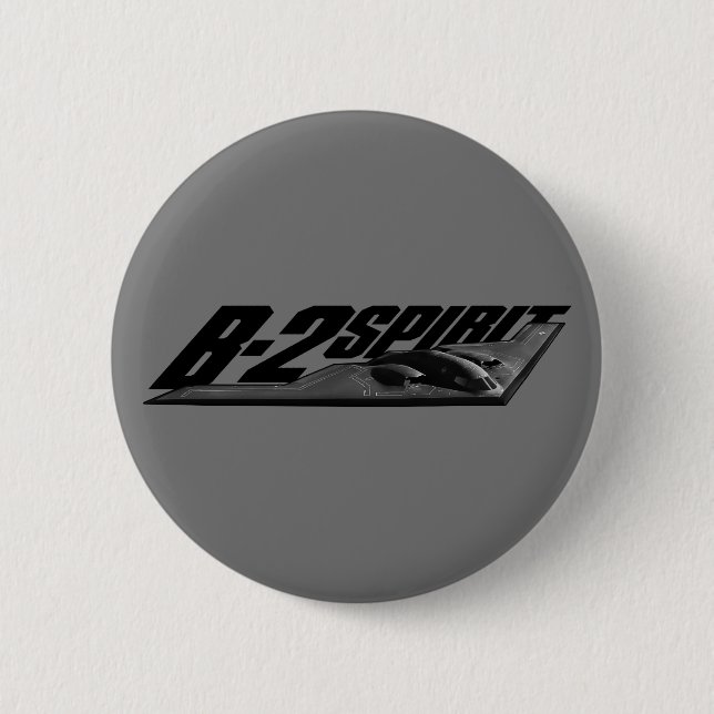 B-2 Spirit Round Button (Front)