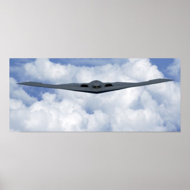 B-2 Spirit Stealth Bomber Aircraft Poster (Front)