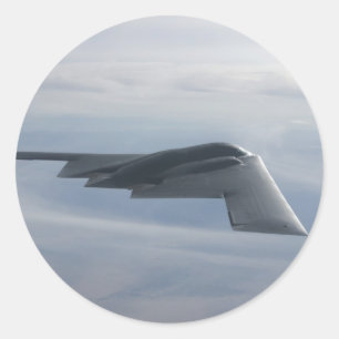 B-2 Spirit - Stealth Bomber Classic Round Sticker