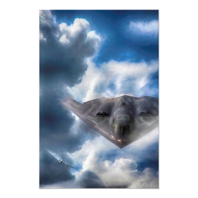 B-2 Spirit Stealth Bomber GHOST MAKER Photo Print (Front)