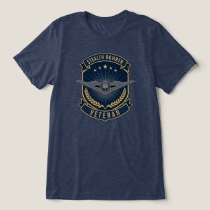 B-2 Spirit Stealth Bomber Veteran Emblem Tri-Blend Shirt