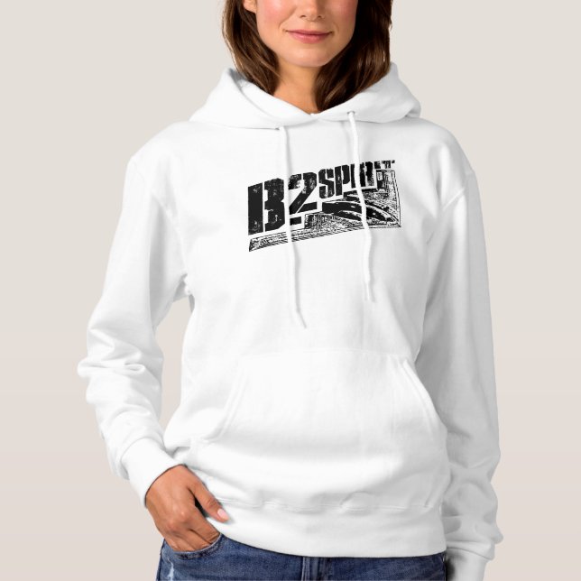 B-2 Spirit Women's American Apparel California Fl Hoodie (Front)