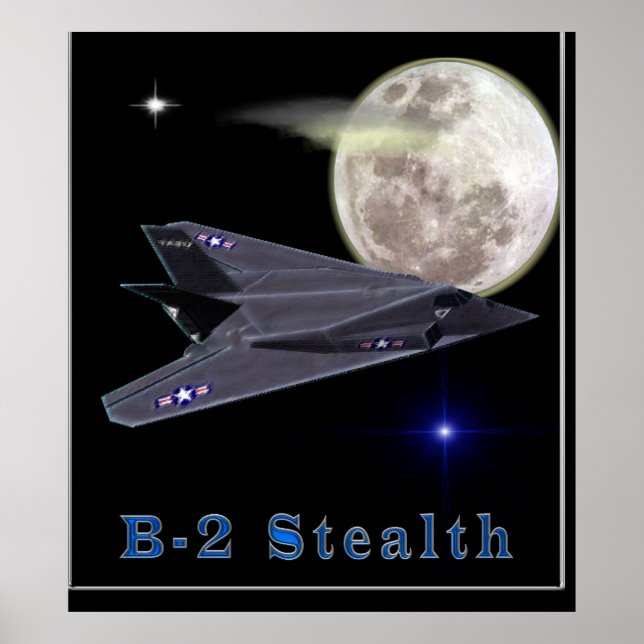b-2 stealth bomber poster (Front)