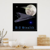 b-2 stealth bomber poster (Kitchen)