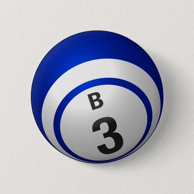B 3 bingo button (Front)