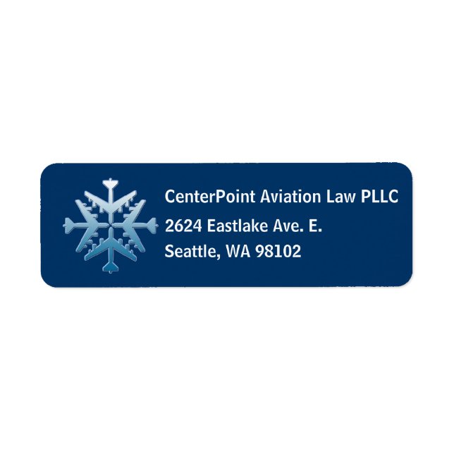 B-52 Aircraft Snoflake (Front)