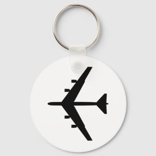 B-52 Silhouette Key Ring