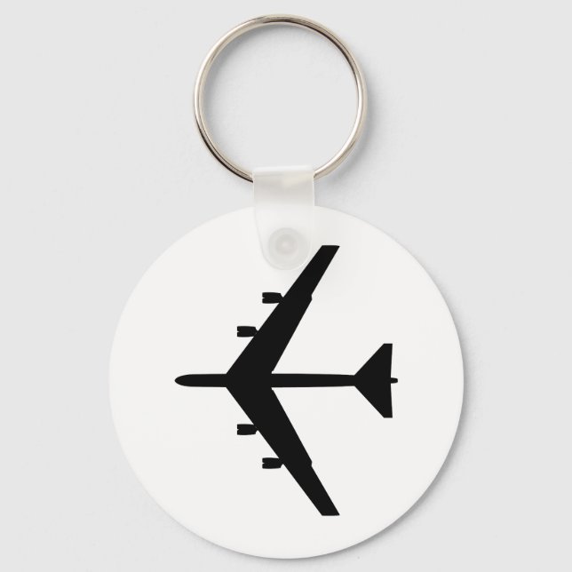 B-52 Silhouette Key Ring (Front)