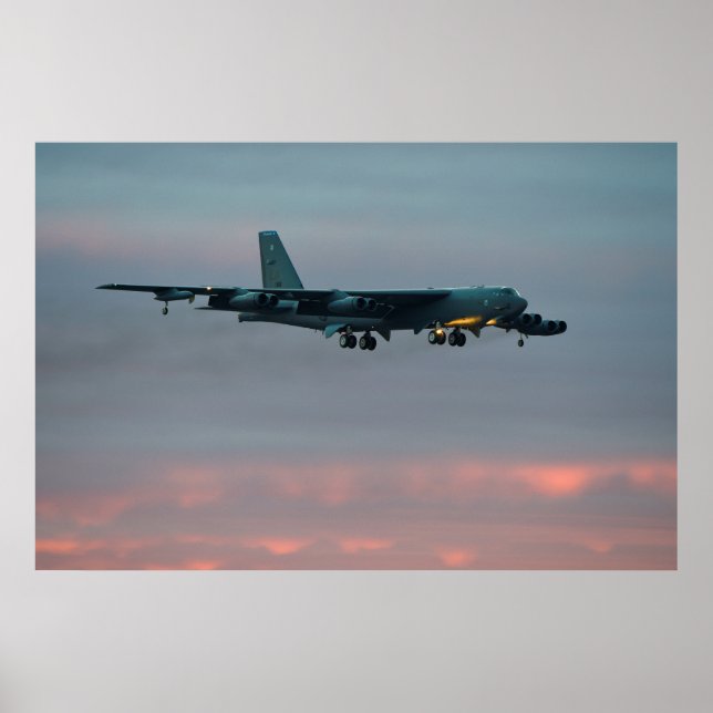 B-52 Stratofortress Aircraft Poster (Front)
