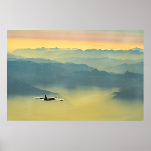 B-52 Stratofortress in the Mist Poster