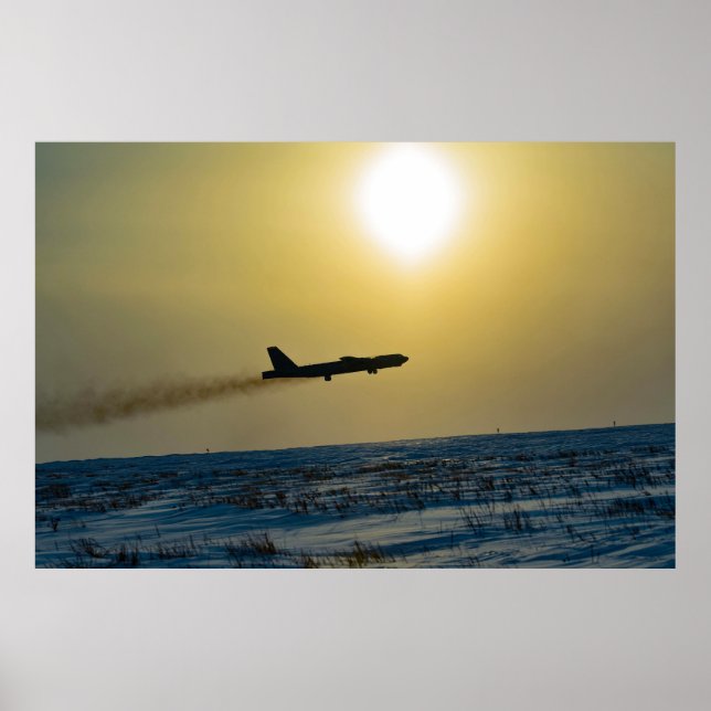 B-52 Stratofortress in the Snow Poster (Front)