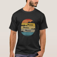 B-52 Stratofortress Silhouette Retro Sunset Airpla